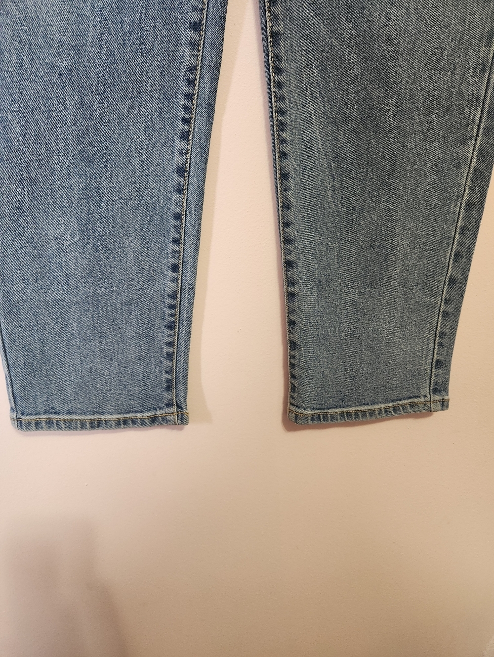 Parasuco Alexa Mom Jeans High Rise Tapered Leg Size 12 Blue Denim 90s Retro Vibe - Picture 2 of 6